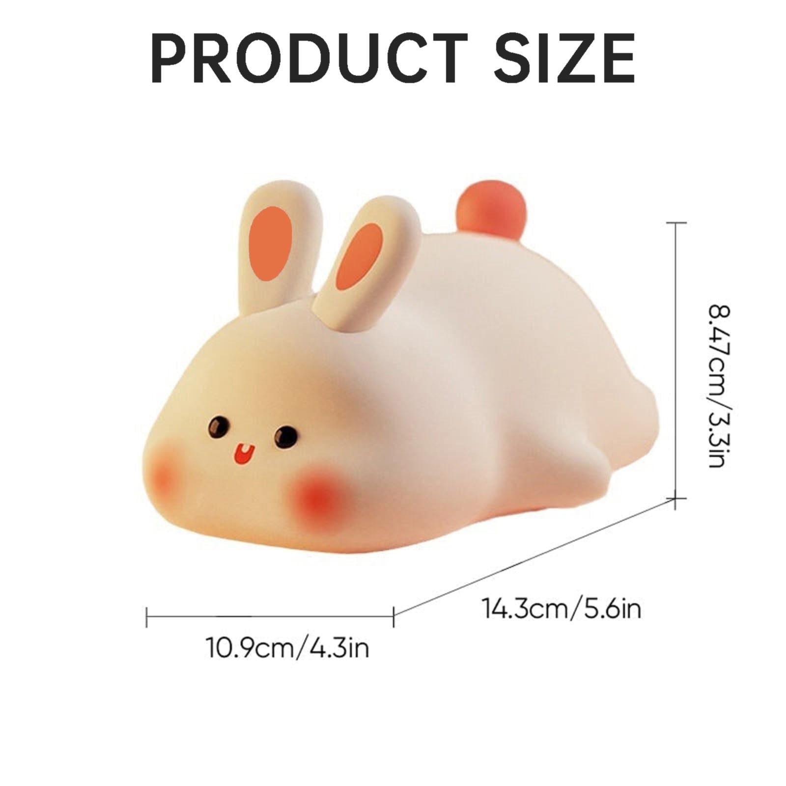 LAMPARA TOUCH DE CONEJO KAWAI