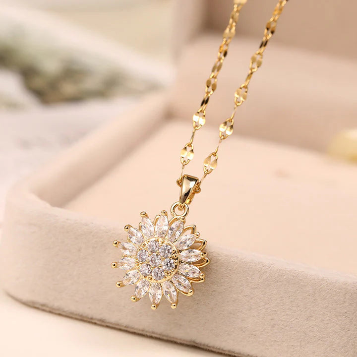 COLLAR GIRASOL + JOYERO
