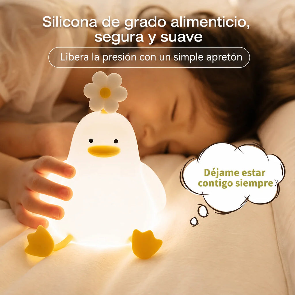LAMPARA TOUCH DE PATITO FLOR