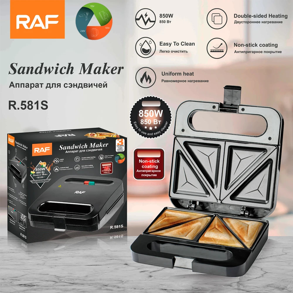 MAQUINA PARA SANDWICH ELECTRICA R.581S