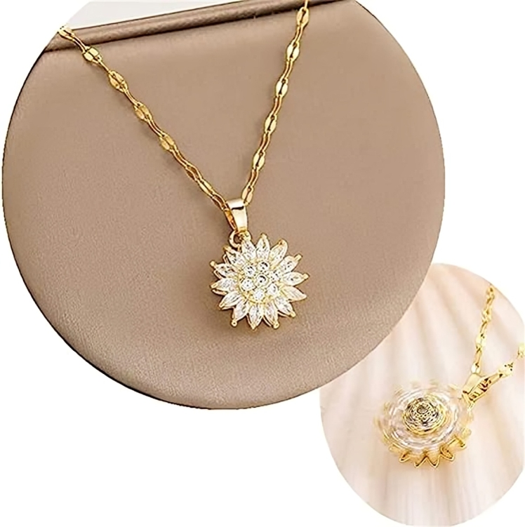 COLLAR GIRASOL + JOYERO