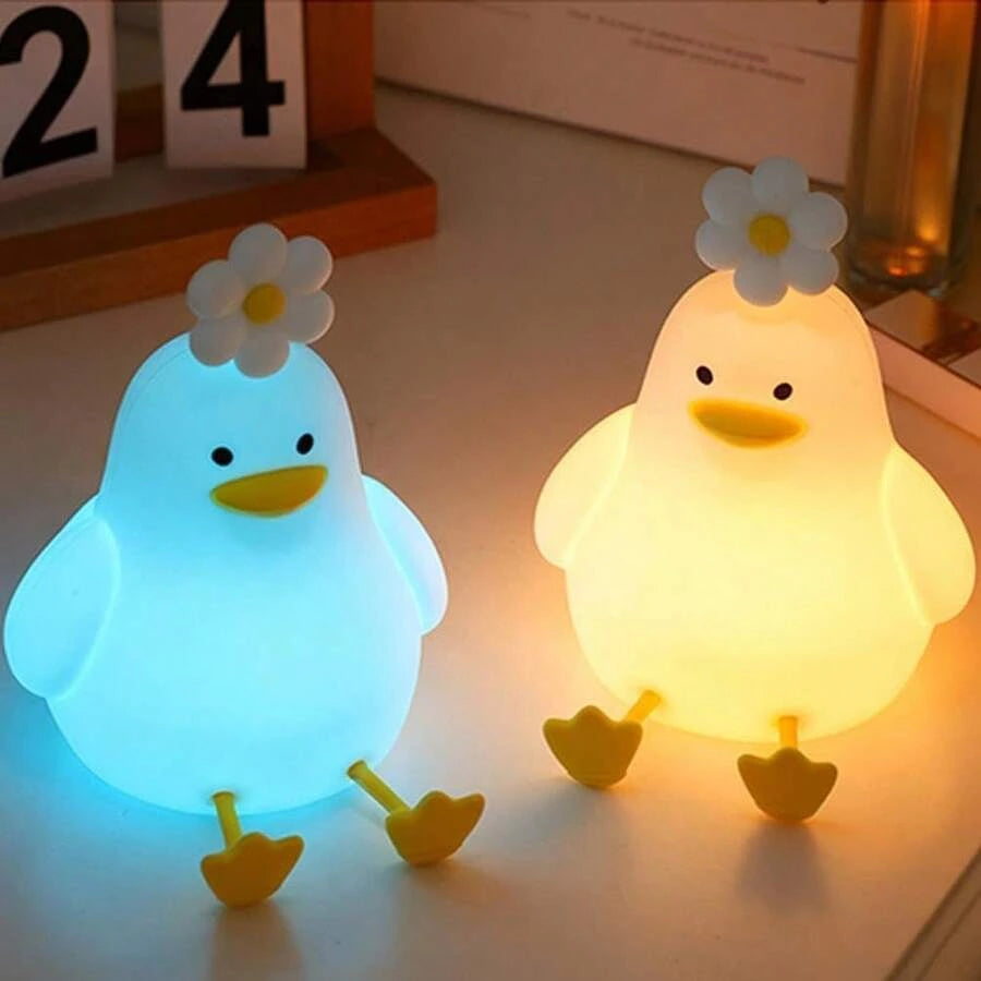 LAMPARA TOUCH DE PATITO FLOR